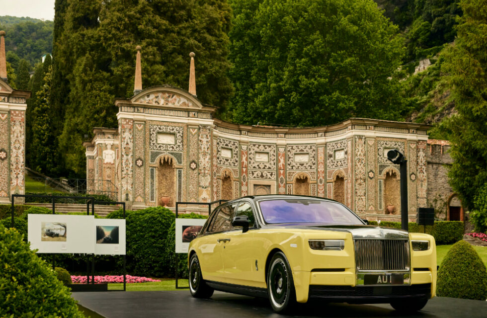 Phantom Goldfinger makes public debut at Concorso d’Eleganza Villa d’Este for nameplate’s 100th anniversary