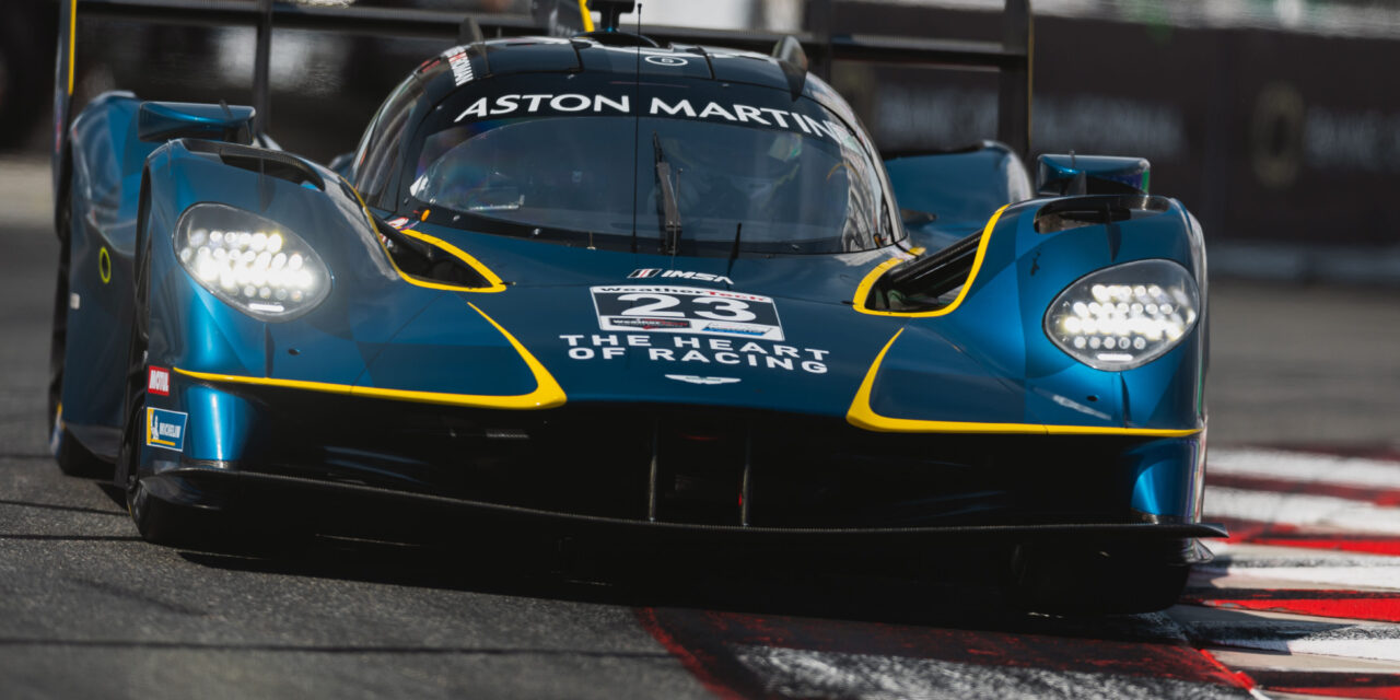 Aston Martin Valkyrie achieves best race finish so far in IMSA Weathertech SportsCar Championship at Long Beach