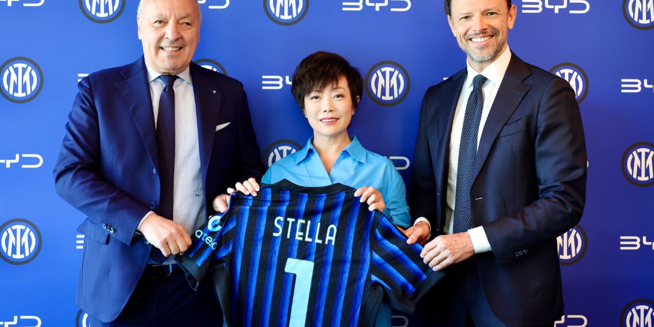 BYD Group is the Global Automotive Partner of FC Internazionale Milano