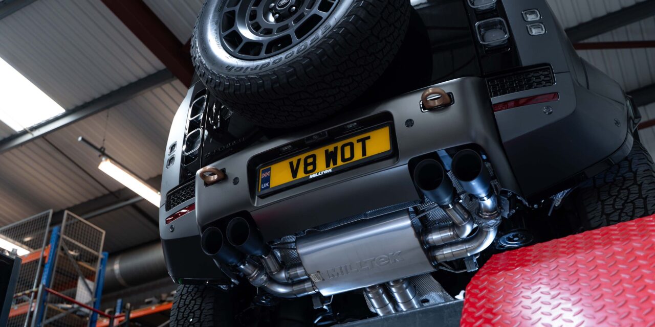 Milltek starts production of Defender OCTA V8 sports exhaust – to give it the sound it deserves