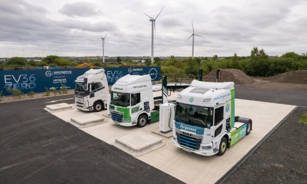 Nissan electrifies supply chain with electric truck charging station