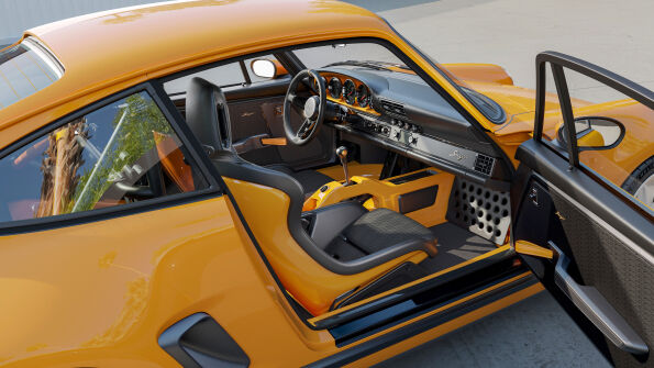 Global dynamic debut of the Porsche 911 Carrera Coupe Reimagined by Singer at Goodwood Festival of Speed