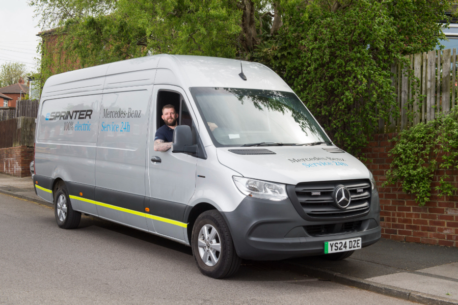Mercedes-Benz Vans launches use of eSprinters in Service24h programme with Northside Truck & Van for round-the-clock roadside assistance