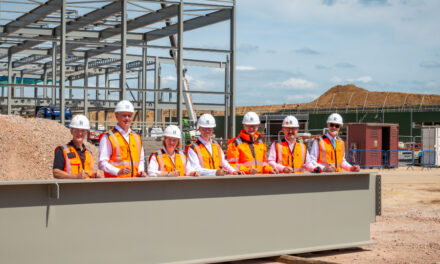Final structural beam signed by Rolls-Royce Directors as landmark £300 million extension reaches key milestone