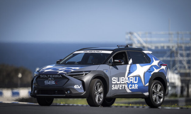 Subaru partners with World Superbike Championship with Solterra as the first all-electric Official Safety Car