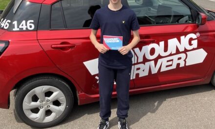 Pupils steer their way to success with real-life driving lesson