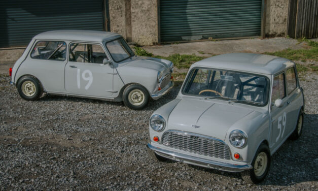 1959 specification Austin Minis to race at Goodwood Revival