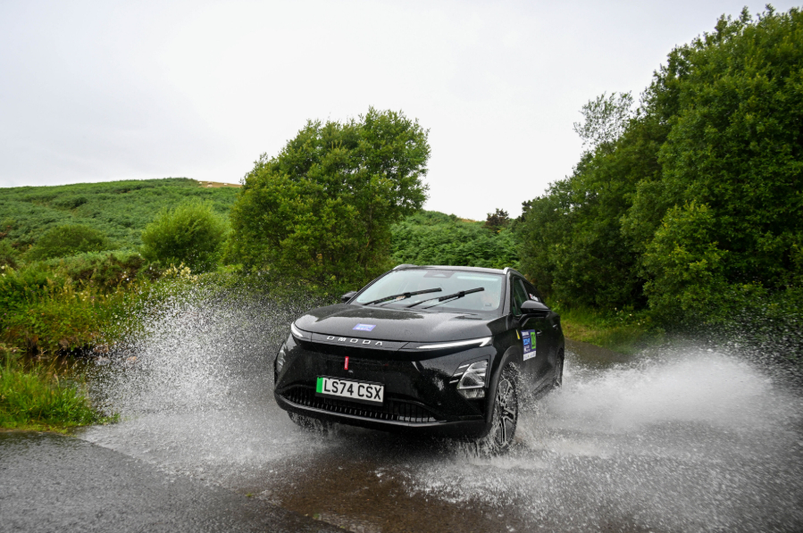 OMODA completes 2025 ecoRally Scotland with strong dual OMODA E5 entry
