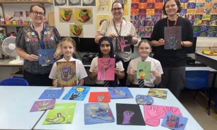 Former pupil returns to inspire next generation at Derby special school