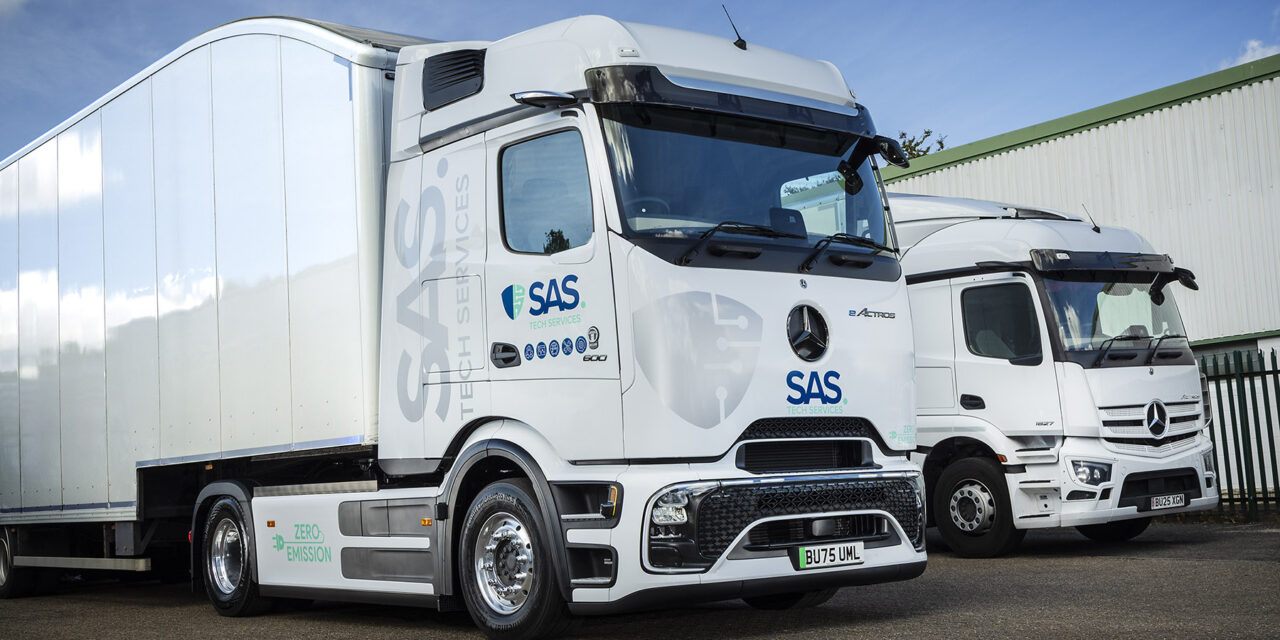 Watt a service! SAS Tech Services goes electric as it adds first eActros 600 to its 100% Mercedes-Benz fleet
