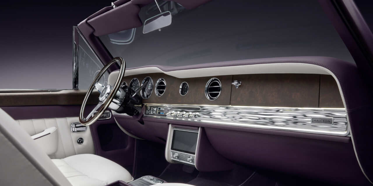 Global debut: Halcyon remastered Rolls-Royce Corniche Highland Heather unveiled at Hampton Court Concours of Elegance