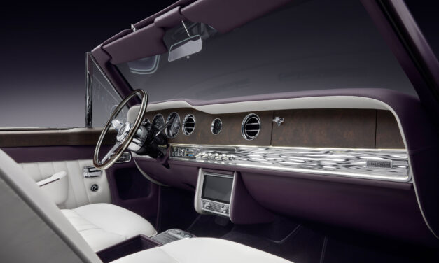 Global debut: Halcyon remastered Rolls-Royce Corniche Highland Heather unveiled at Hampton Court Concours of Elegance