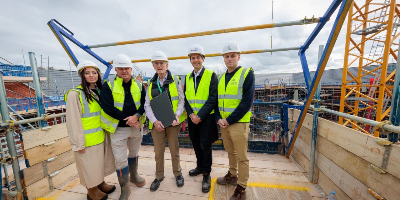 Partnership success: Vistry Group and Anchor top out Edwalton’s affordable development for later living