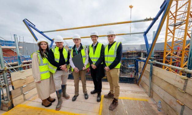 Partnership success: Vistry Group and Anchor top out Edwalton’s affordable development for later living