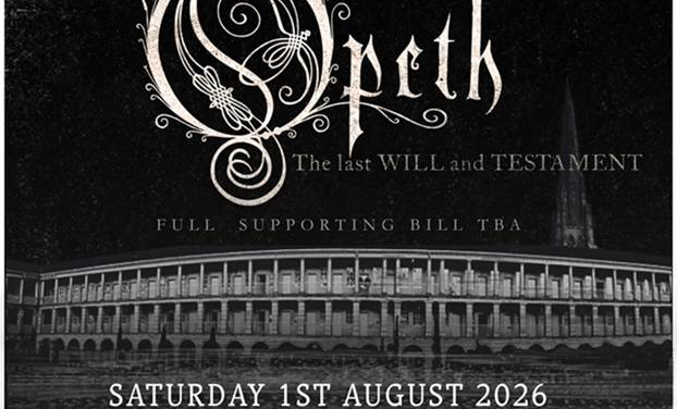 ROCK GREATS OPETH CONFIRM EXCLUSIVE DATE AT TK MAXX PRESENTS LIVE AT THE PIECE HALL