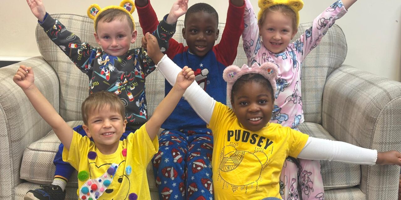 Bemrose Primary pupils show their own style for Children in Need