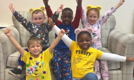 Bemrose Primary pupils show their own style for Children in Need