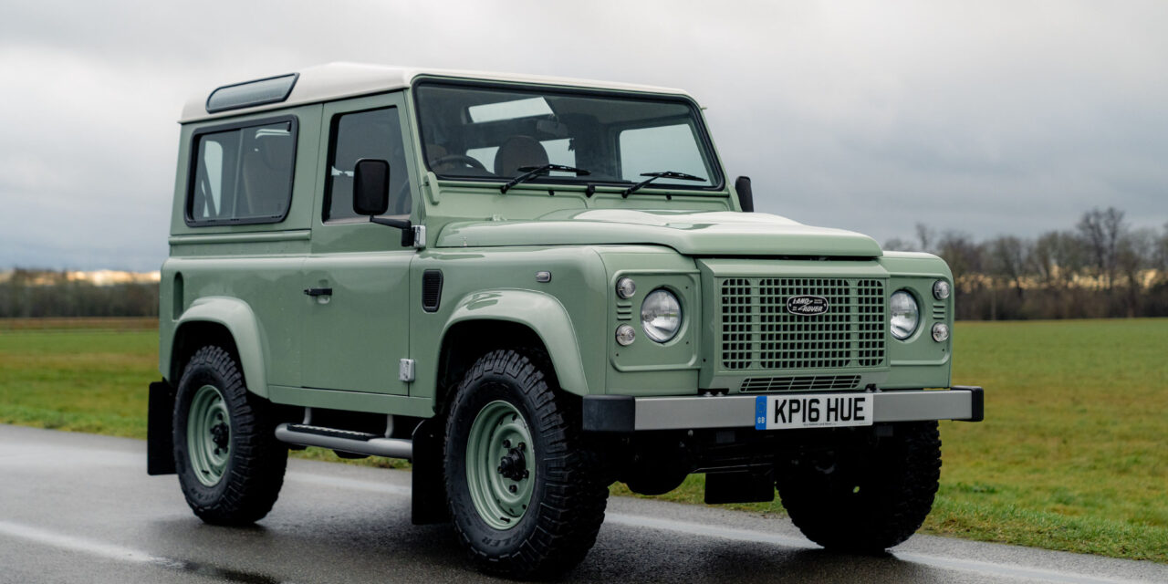 Last of its kind: the final 2016 Land Rover Defender Heritage Edition offered in online auction
