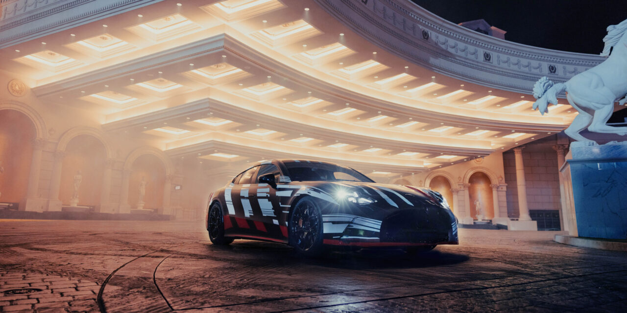 Built to excite: A stunning Las Vegas premiere for a new dimension of performance with Brad Pitt, George Russell and the upcoming Mercedes-AMG GT 4-Door Coupe