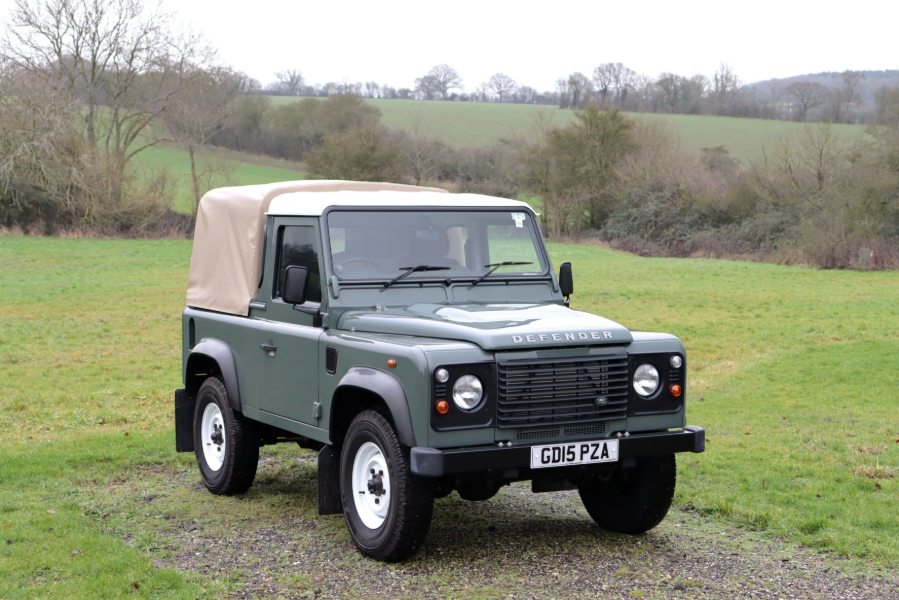 Just 124 miles from new: Barn stored 2015 Defender set for sale