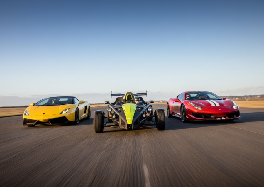 New supercar driving experiences lay down tracks at Castle Combe