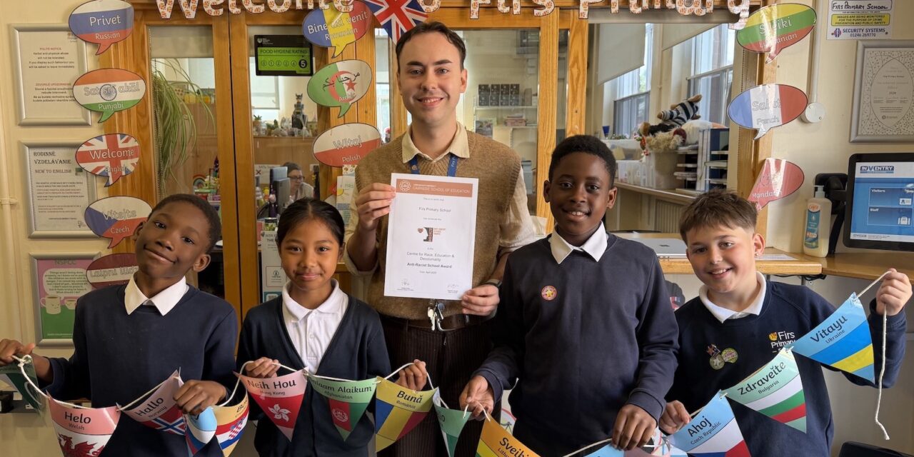 Firs Primary School first in city to receive anti-racism award