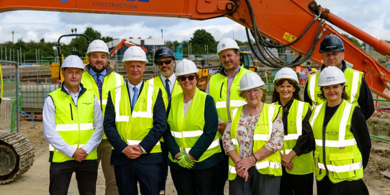 Vistry marks start of work on major affordable homes development in Chesterfield