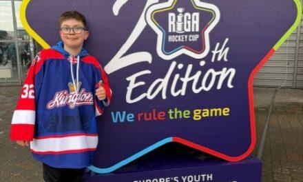 Nine-year-old Toby is on a roll as ice hockey career takes off