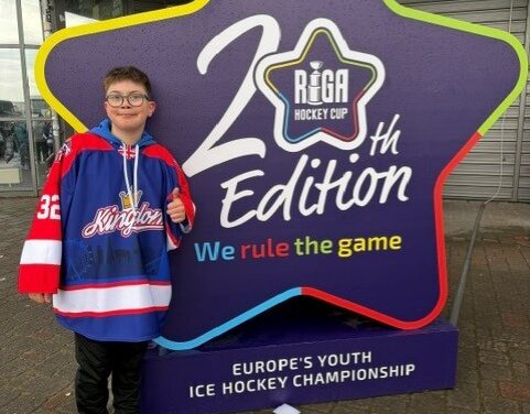 Nine-year-old Toby is on a roll as ice hockey career takes off