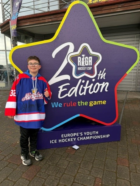 Nine-year-old Toby is on a roll as ice hockey career takes off