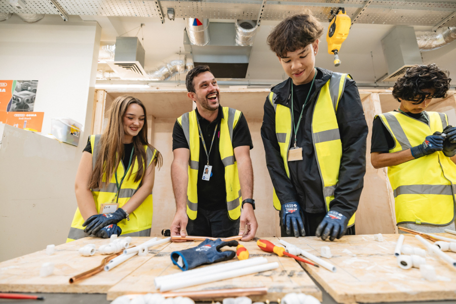 GIVING DERBY’S YOUNG PEOPLE A TASTE OF THE TRADES THIS SUMMER – AS PfP THRIVE LAUNCHES FREE TRAINING SESSIONS IN FACE OF STARK SKILLS SHORTAGE WARNINGS